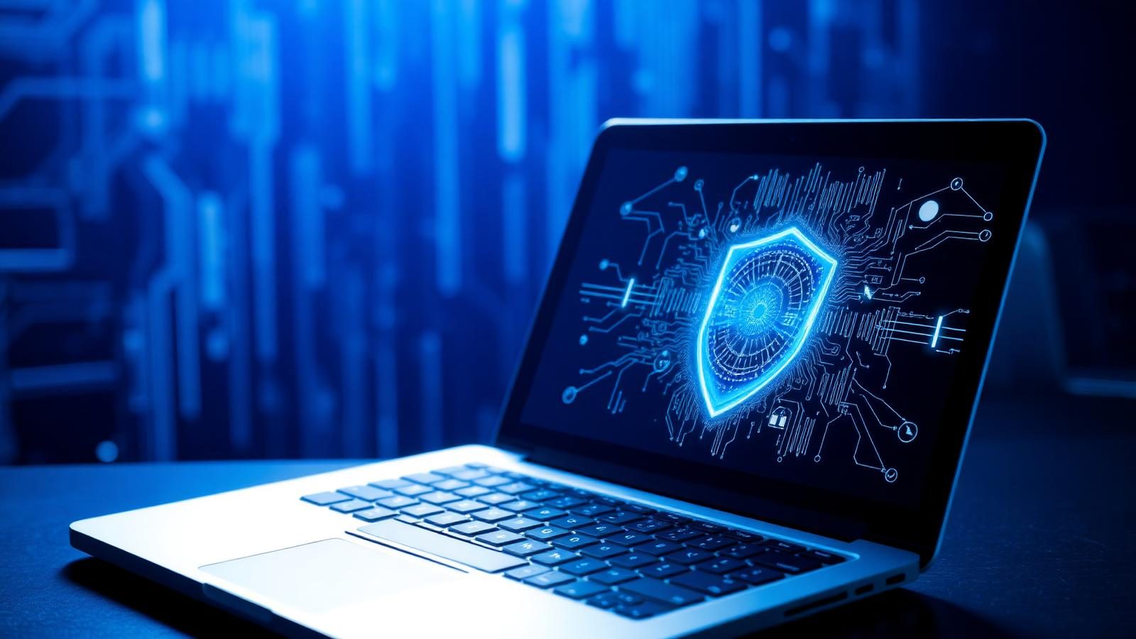 Security analyst monitoring cyber threat dashboards on multiple screens